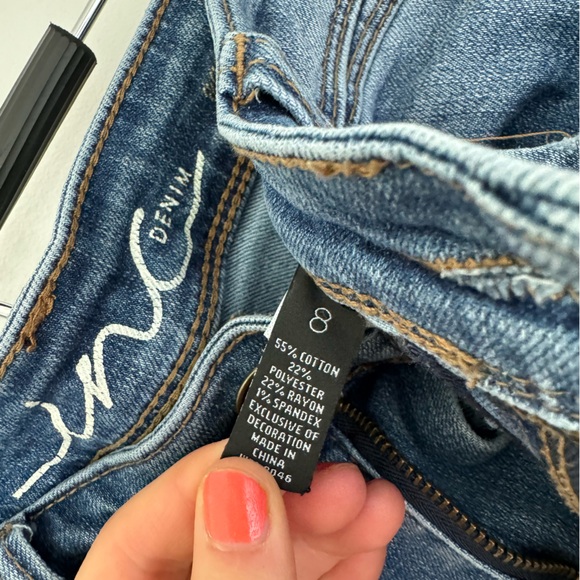 Ink Denim ripped jeans shorts, size 8 - Picture 3 of 4